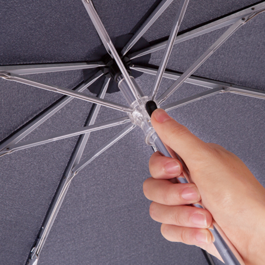 大判耐風UV折りたたみ傘