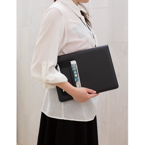 【アウトレット】モバイルビジネスファイル　A4　ブラック