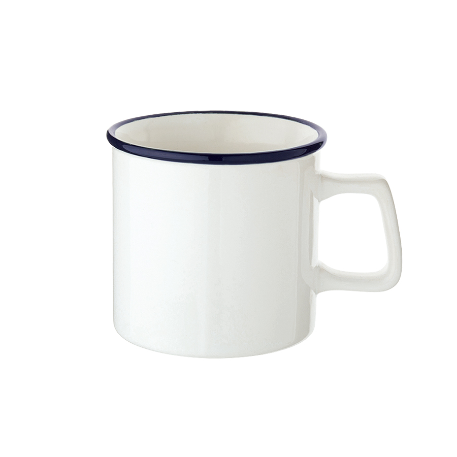 【アウトレット】陶器マグストレート　ラウンドリップ