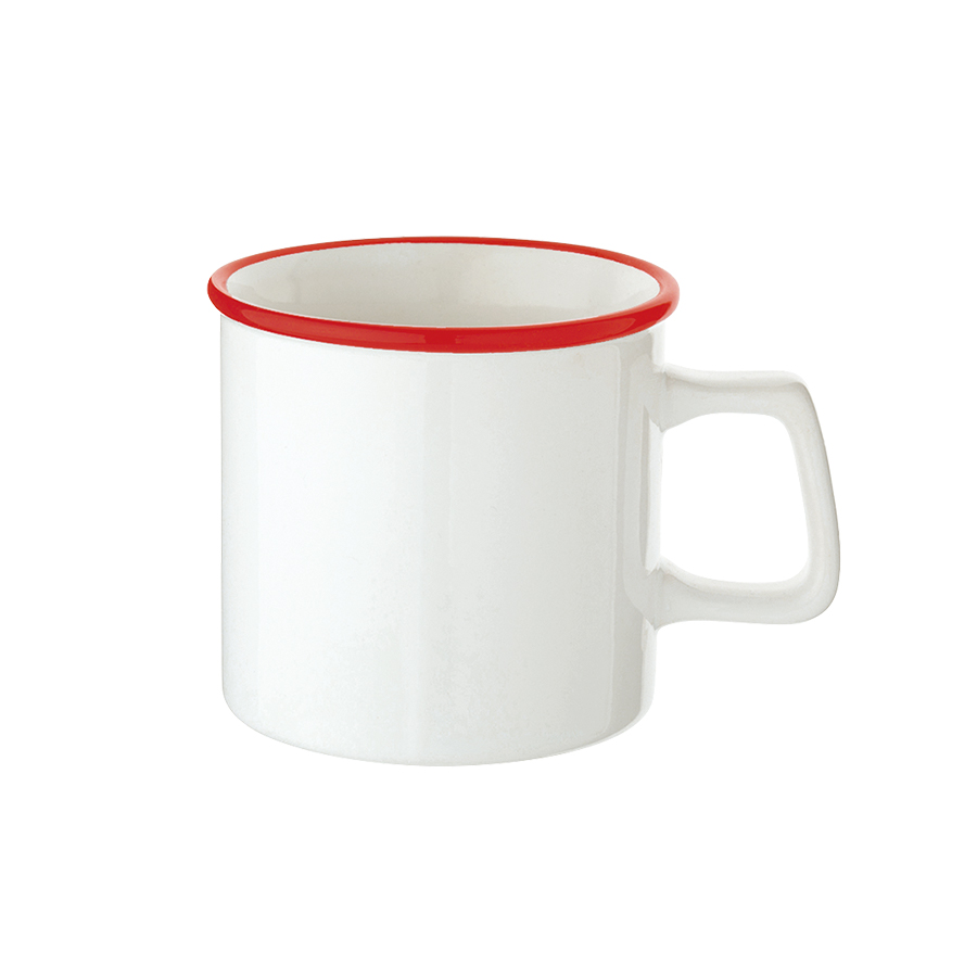 【アウトレット】陶器マグストレート　ラウンドリップ