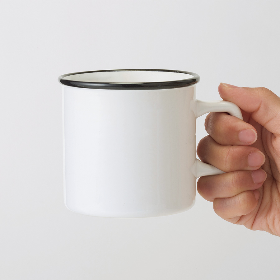 【アウトレット】陶器マグストレート　ラウンドリップ