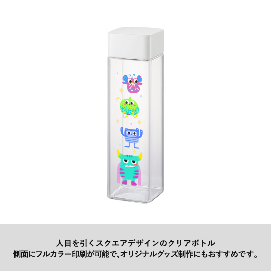 スクエアクリアボトル