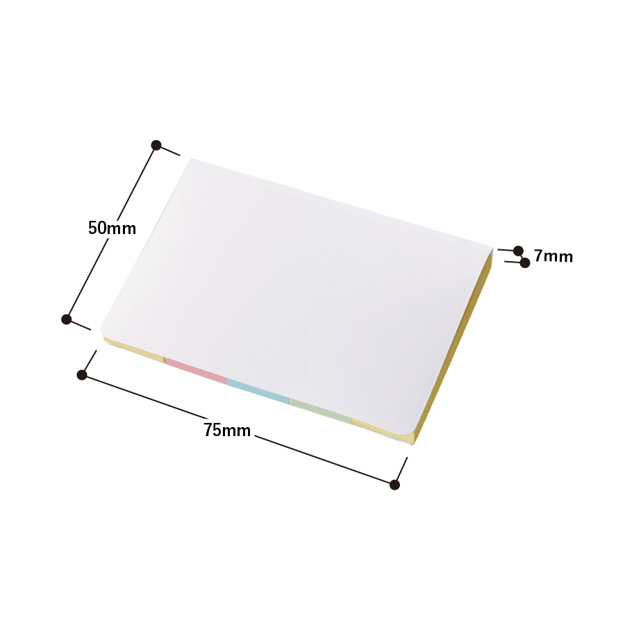 【プリント必須商品】カスタムデザイン付箋セット（M）