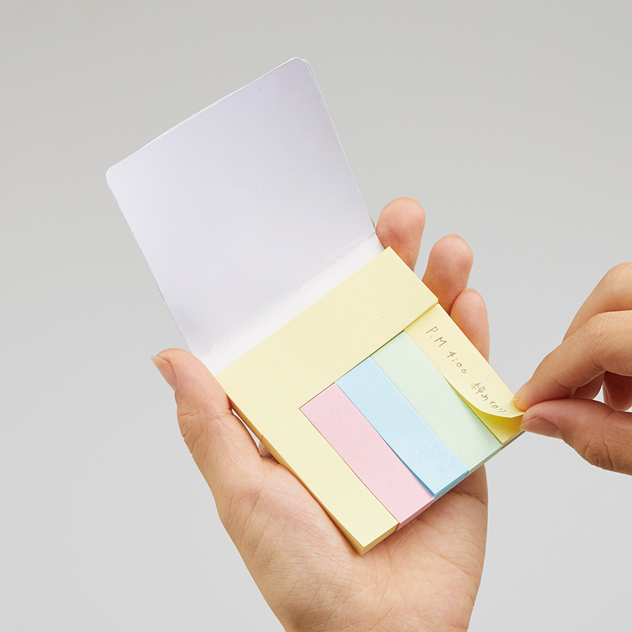 【プリント必須商品】カスタムデザイン付箋セット（L）