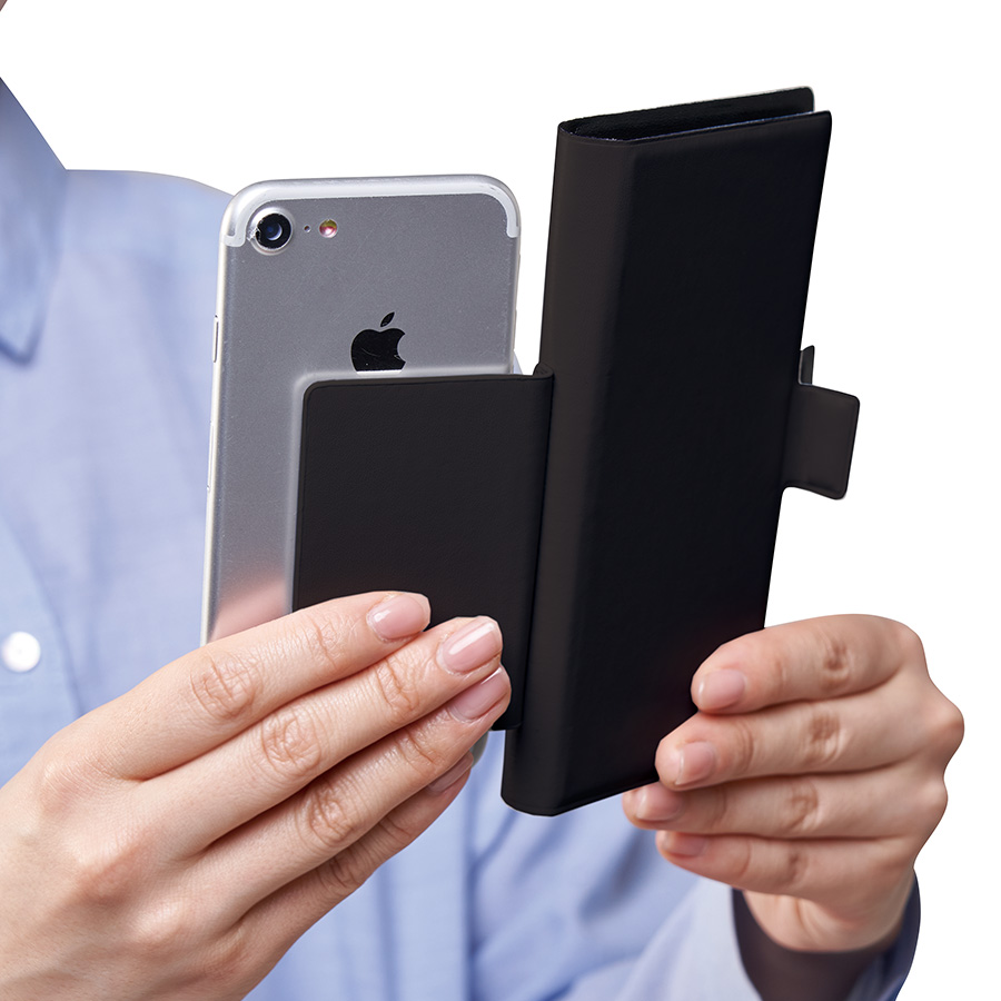 【アウトレット】スリムマルチスマホケース　ブラック