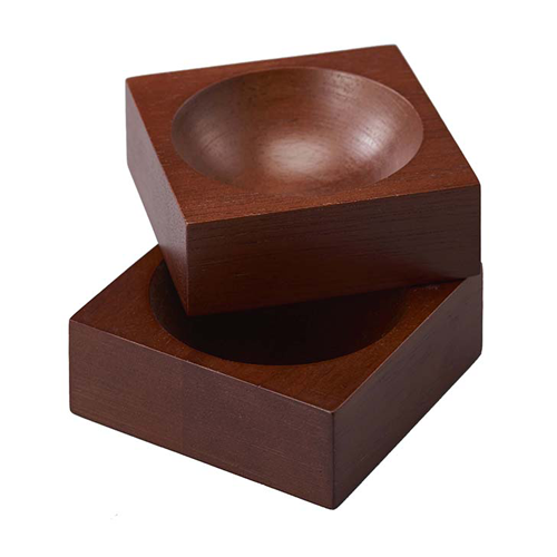 ラバーウッド2段デスクトレイ