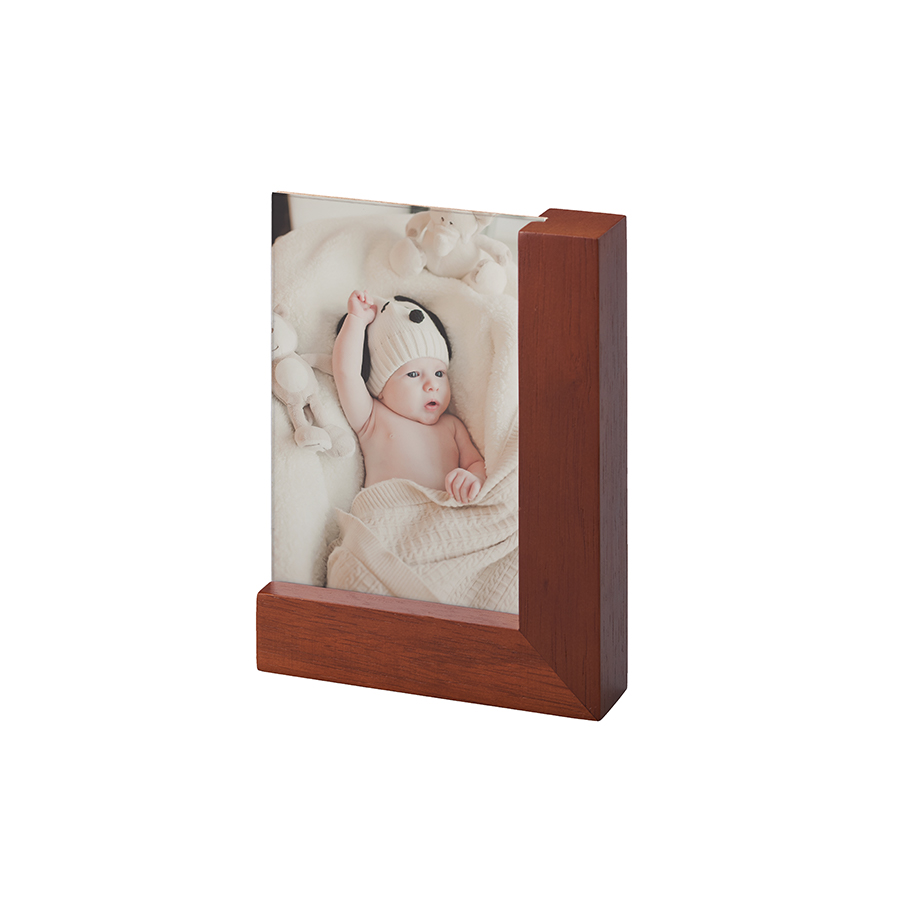 ラバーウッドコーナーフォトスタンド