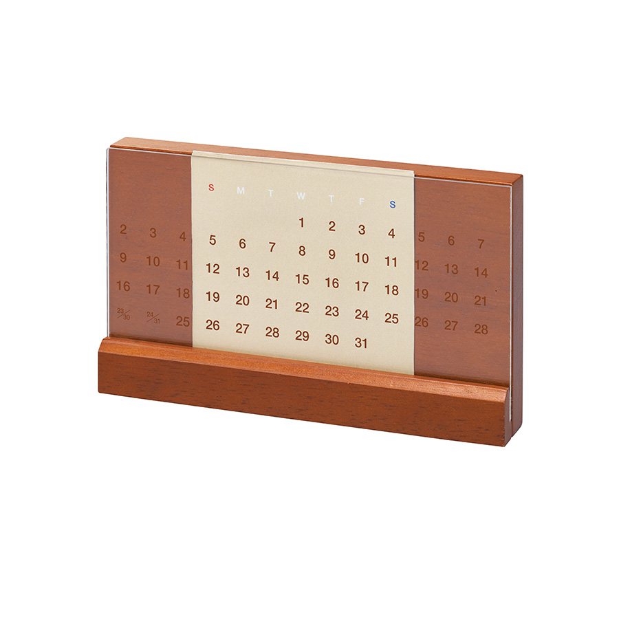 ラバーウッド万年カレンダー