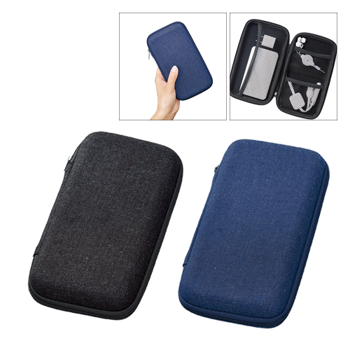 TS-1537テキスタイルモバイルアクセサリーケース（L）