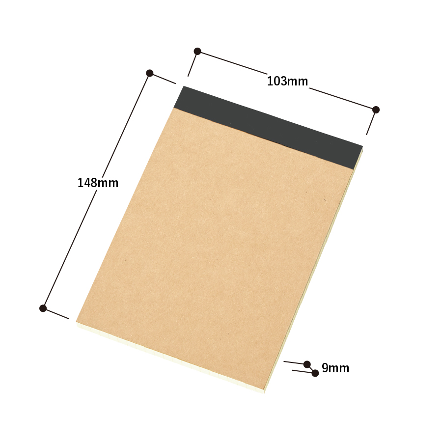 リサイクルA6メモパッド