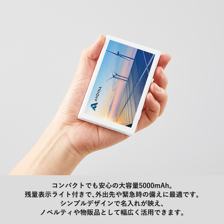 モバイルチャージャー5000　Type-C対応