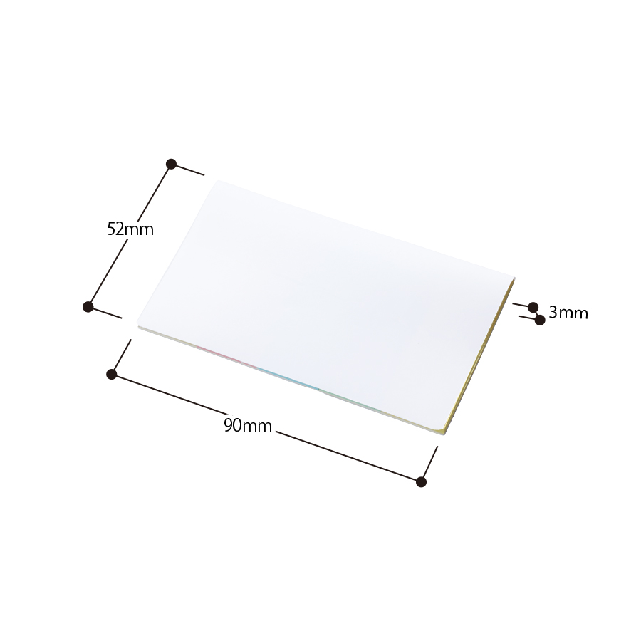 【プリント必須商品】カスタムデザイン付箋　名刺