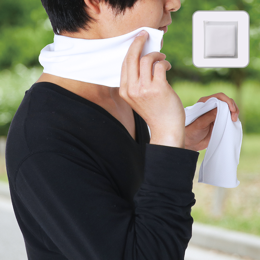 TS-1592涼感マフラータオル（ソフトケース付）