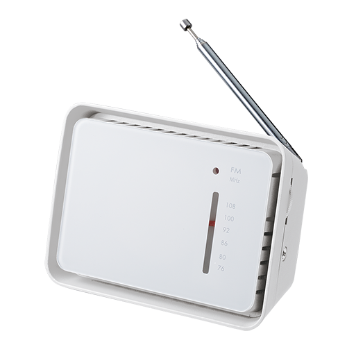 フロントパネルコンパクトラジオ