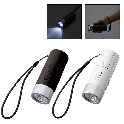 TS-1598立てておけるラジオ付トーチライト