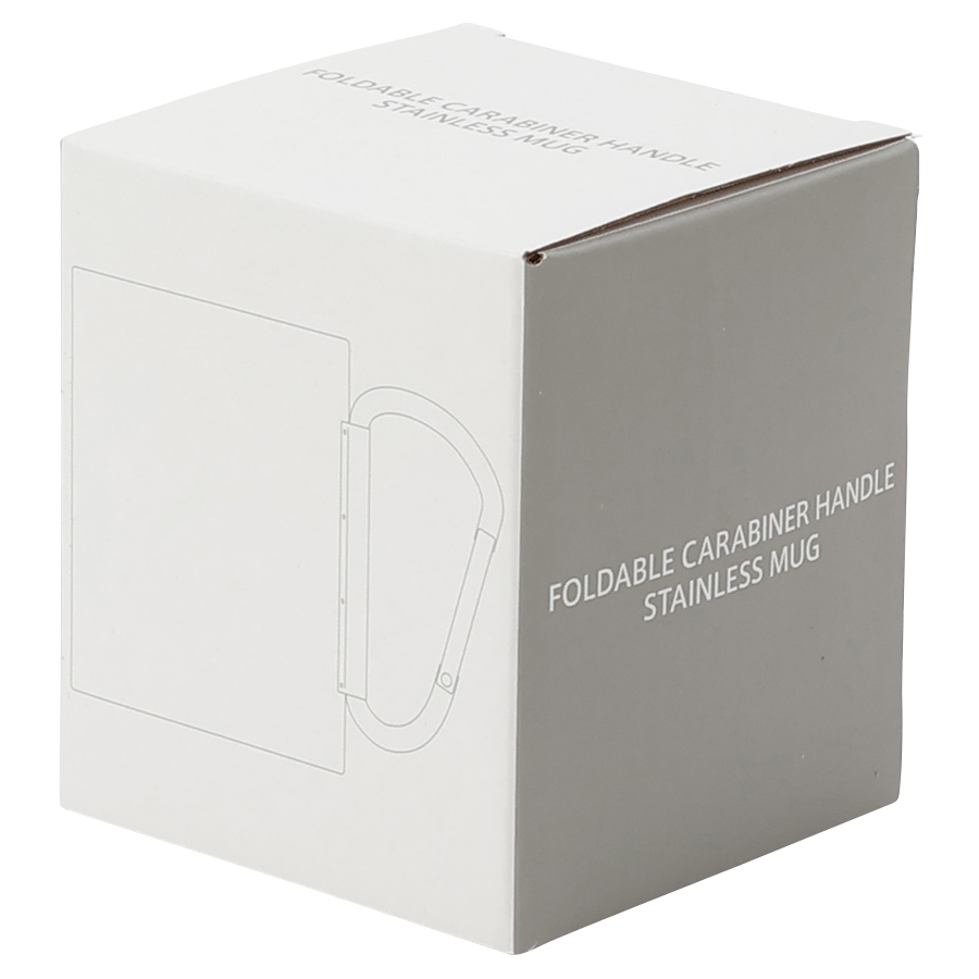 折りたたみカラビナハンドルステンレスマグ