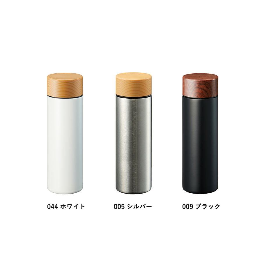木目調サーモステンレスボトル　130ml