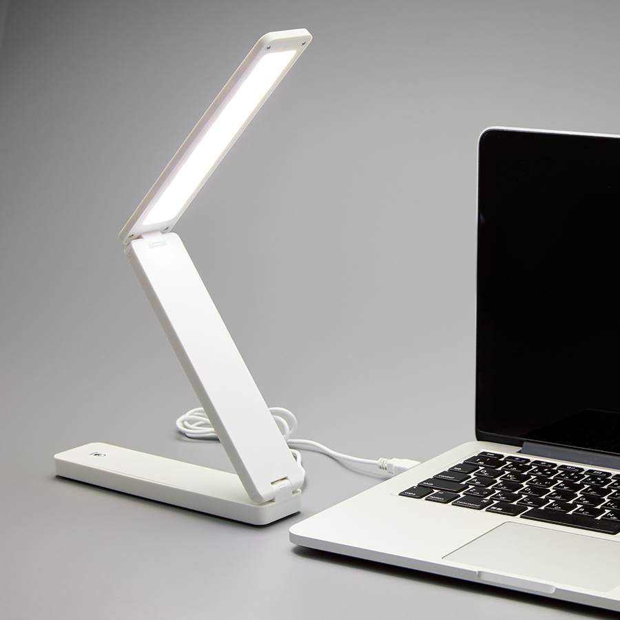 【アウトレット】LEDポータブルデスクライト　スリム