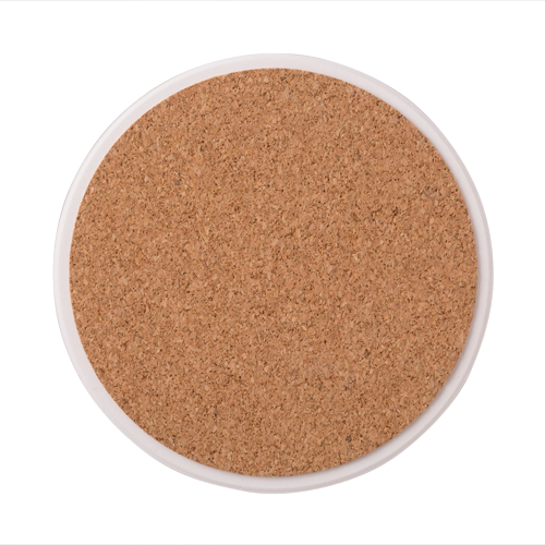 白雲石入り吸水コースター　ラウンド