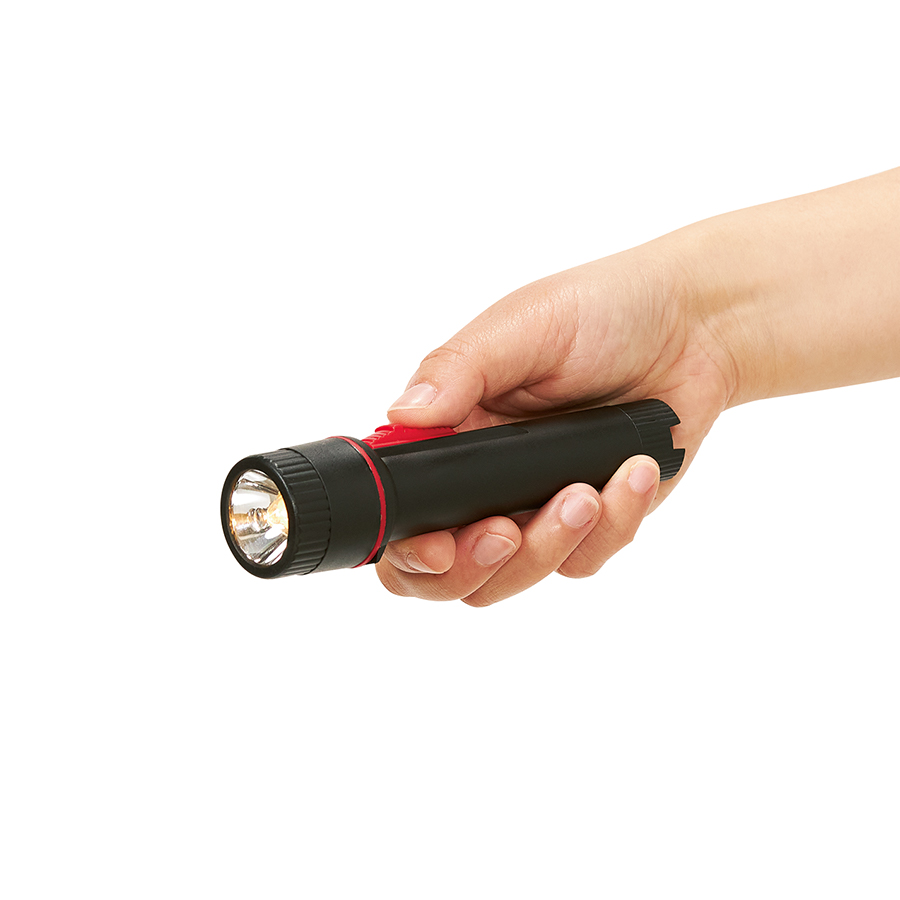 防災緊急7点セット　ボトルタイプ　ブラック