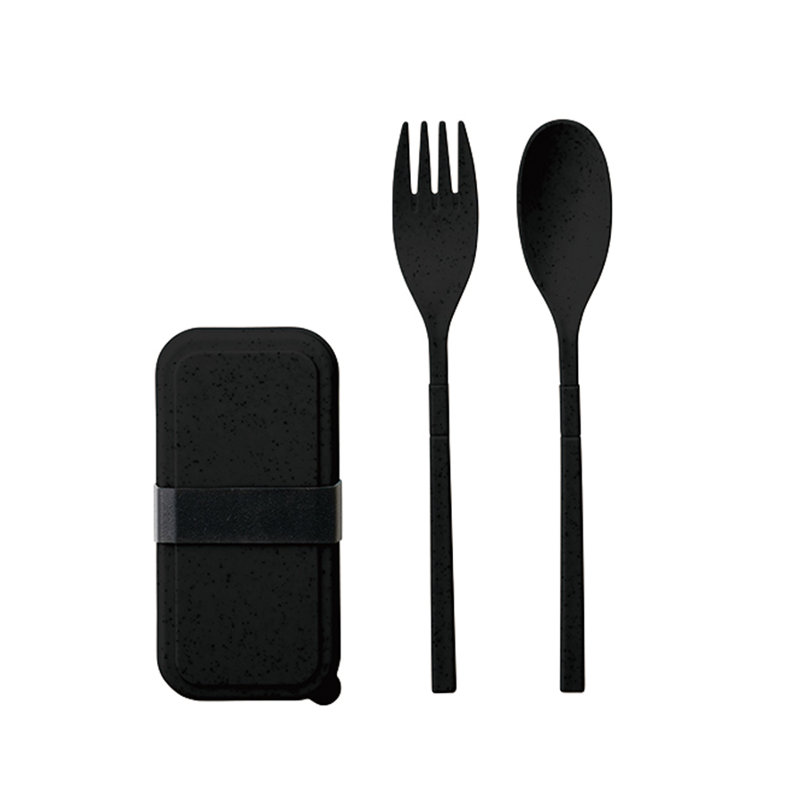 【アウトレット】カトラリーセット　バンブーファイバー入タイプ（2点）