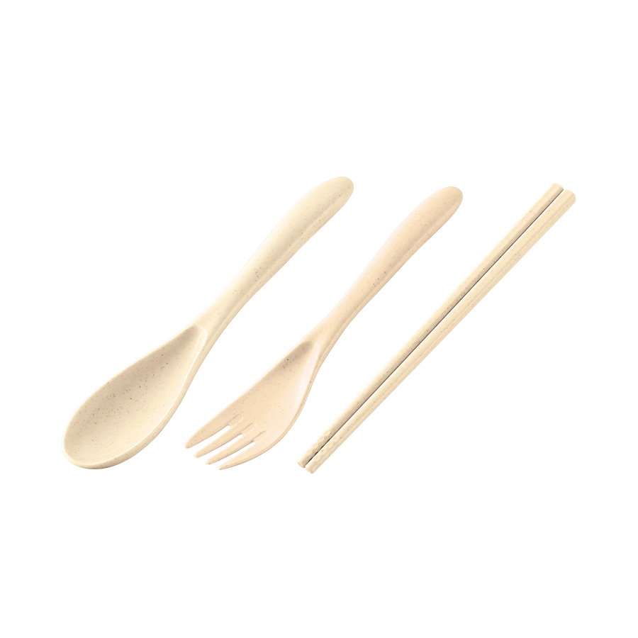 カトラリーセット　バンブーファイバー入タイプ（3点）