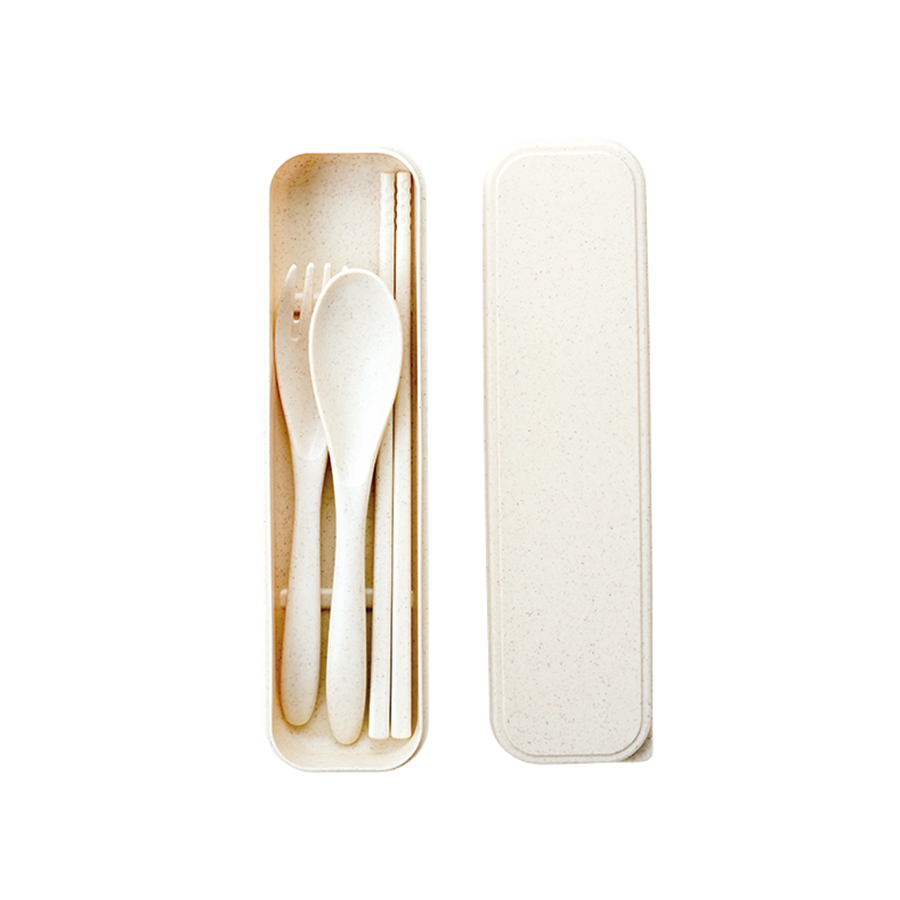 カトラリーセット　バンブーファイバー入タイプ（3点）