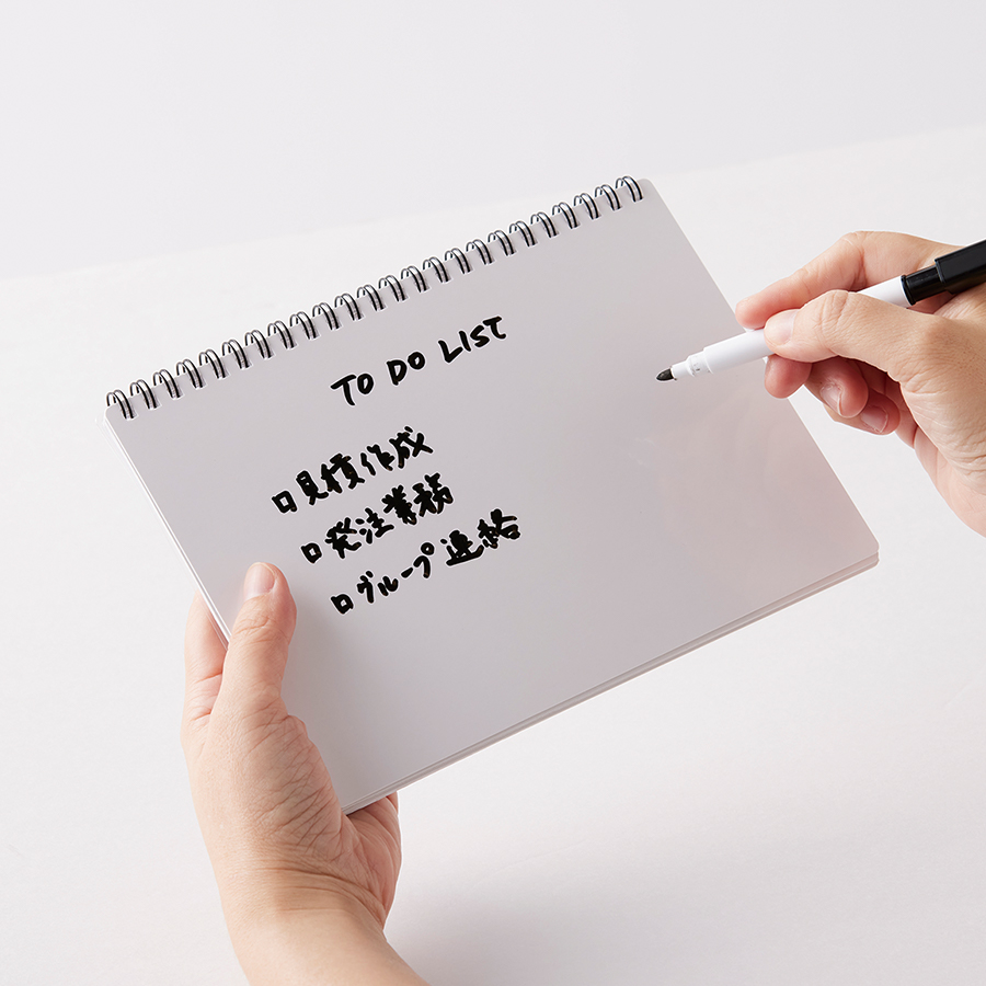 ホワイトボード型A5ノート