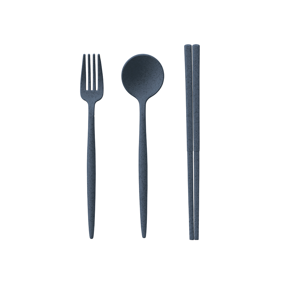 カトラリーセット麦わら入タイプロング（3点）