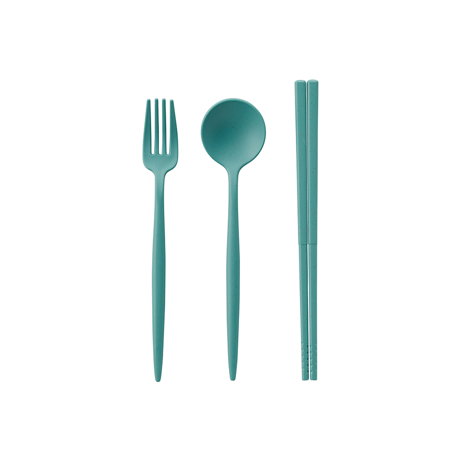 カトラリーセット麦わら入タイプロング（3点）