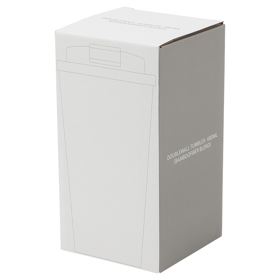 ダブルウォールタンブラー480ml （バンブーファイバー配合）