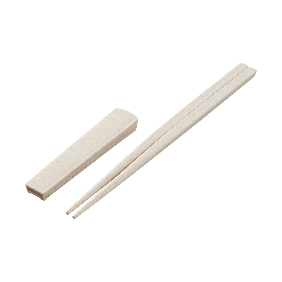 箸キャップ付き箸（バンブーファイバー入タイプ）