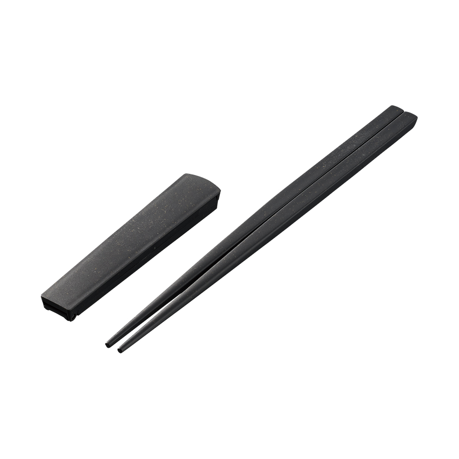 箸キャップ付き箸（バンブーファイバー入タイプ）