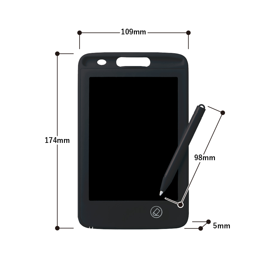 【アウトレット】電子メモ　6.5インチ