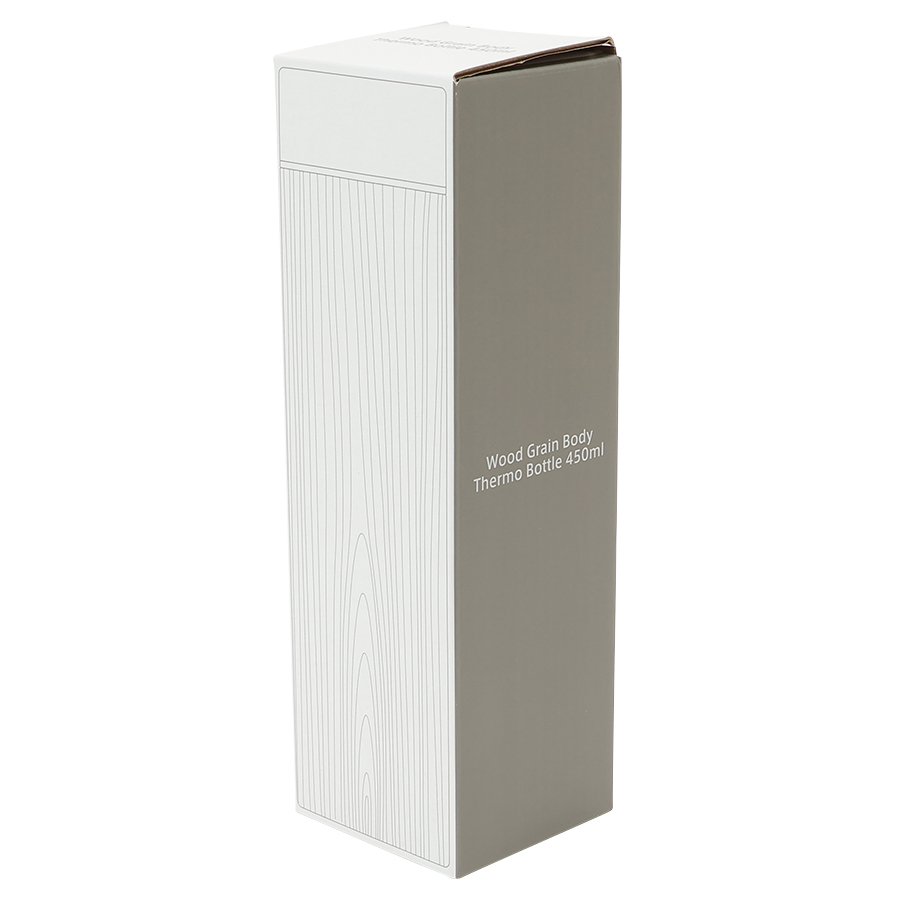 【アウトレット】木目調ボディサーモボトル450ml