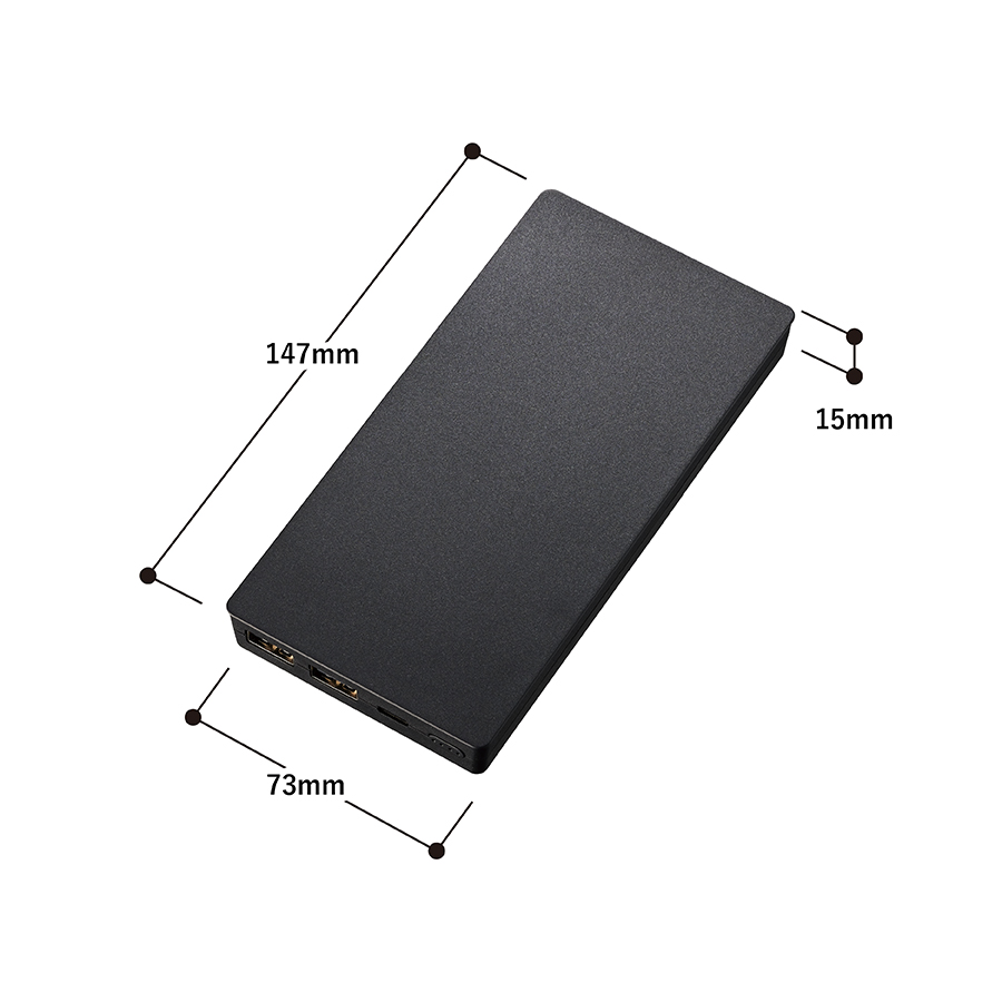 【アウトレット】全面印刷できるモバイルチャージャー10000