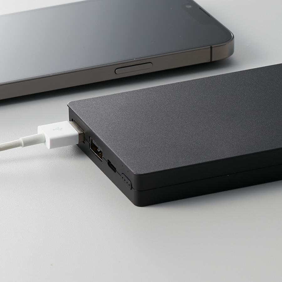 【アウトレット】全面印刷できるモバイルチャージャー10000