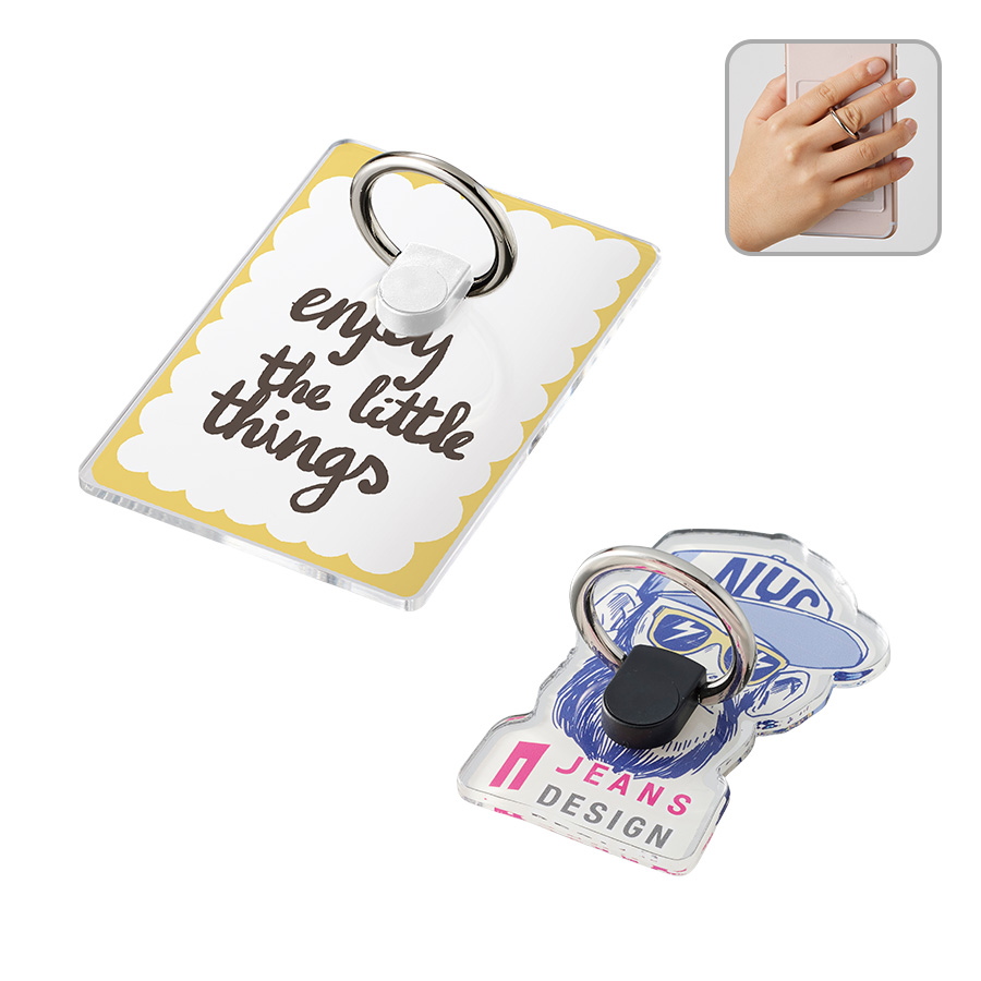 レーザーカットできるモバイルリングホルダー ラージ