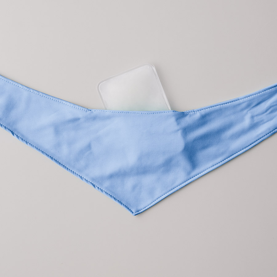 【アウトレット】接触冷感スカーフ（保冷剤付）