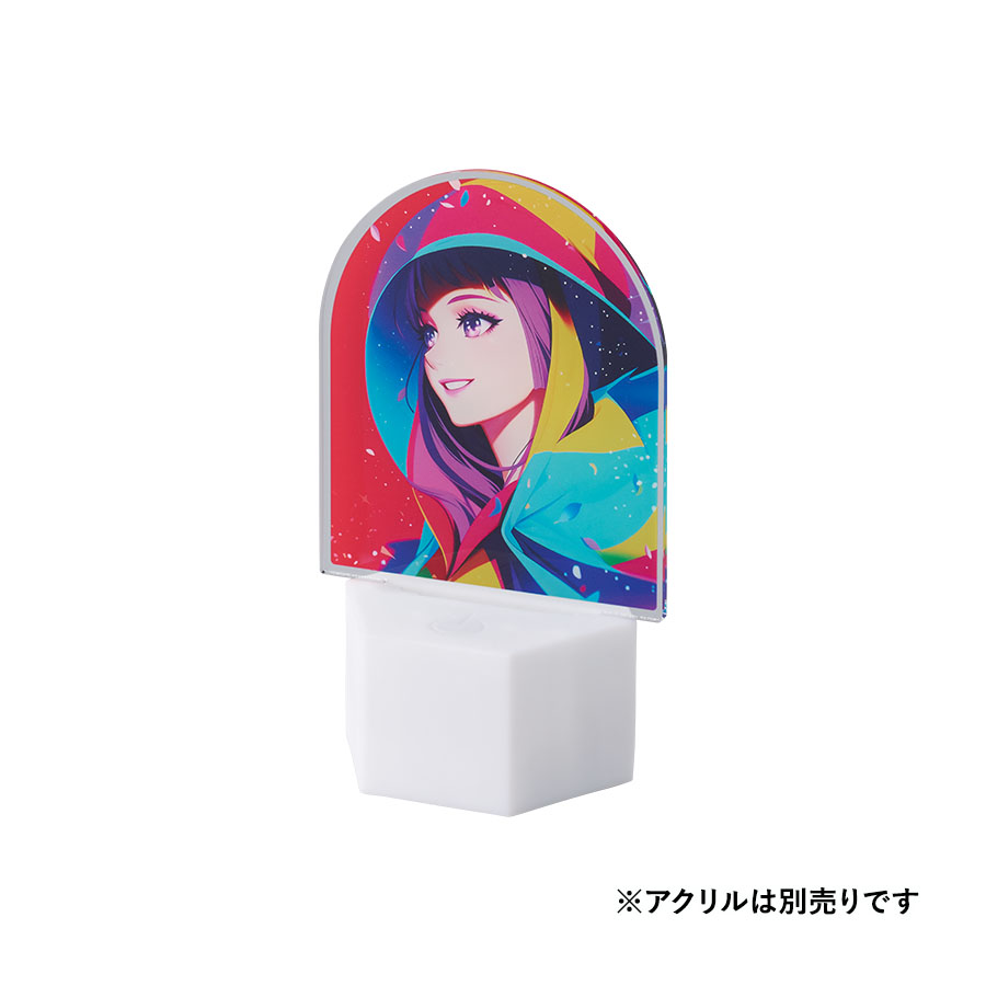 【アウトレット】ライティングスタンドミニ　六角（アクリル板対応）