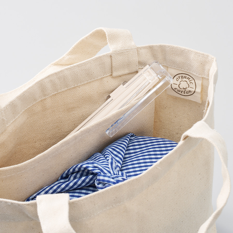 【アウトレット】エコ箸 クリップケース（バンブーファイバー入タイプ）