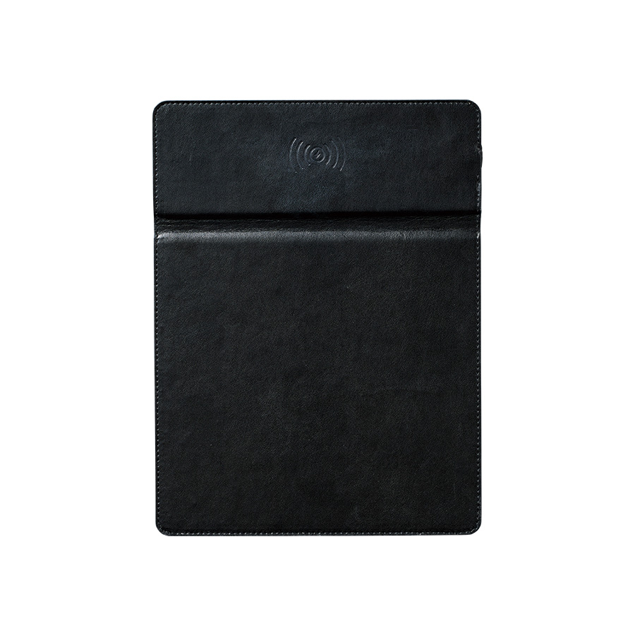 ワイヤレス充電付レザーマウスパッド 5W