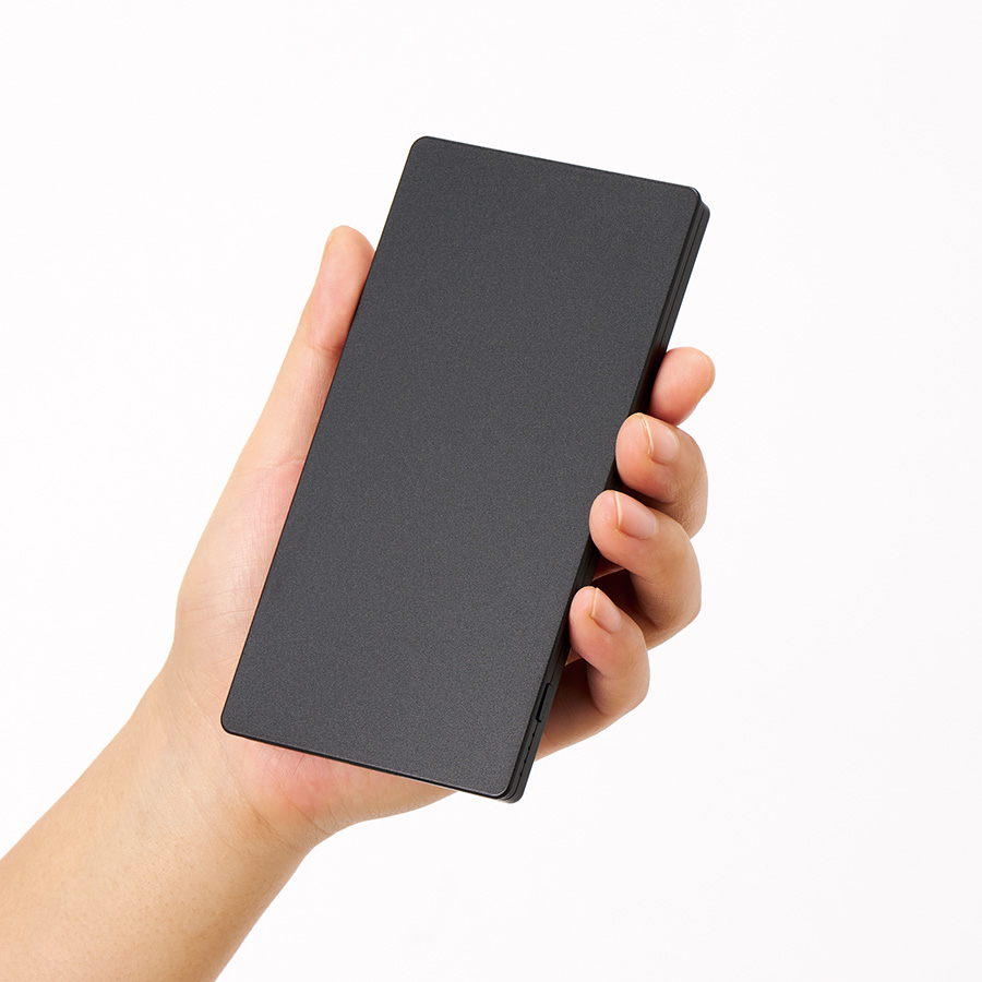 【アウトレット】全面印刷できるモバイルチャージャー6000フラット