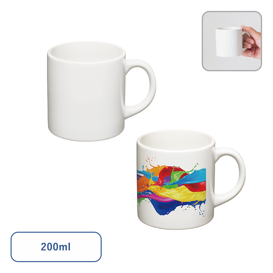 TS-1882-044陶器マグストレート（S）　ホワイト