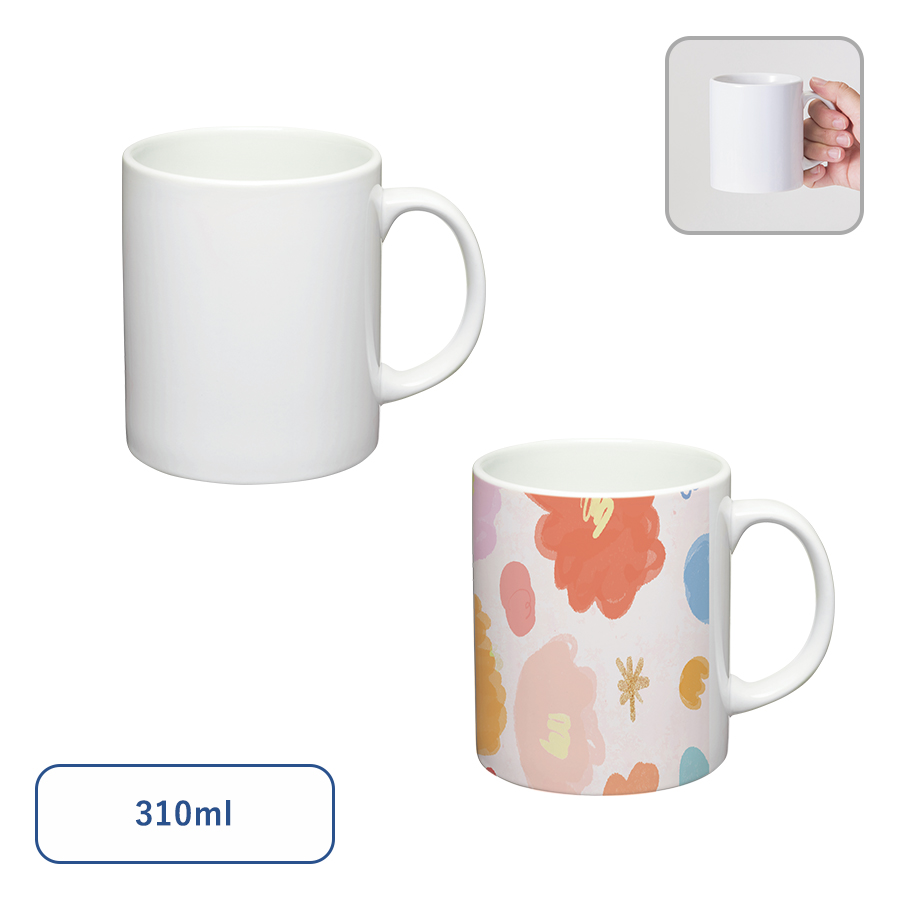 陶器マグストレート（M） ホワイト