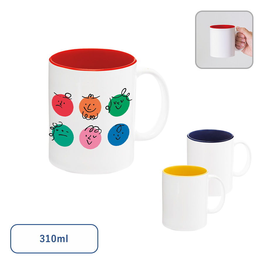 TS-1886陶器マグストレート　バイカラー