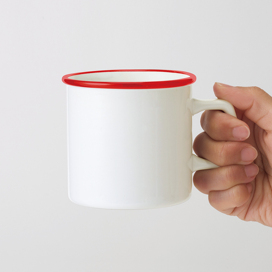 陶器マグストレート　ラウンドリップ