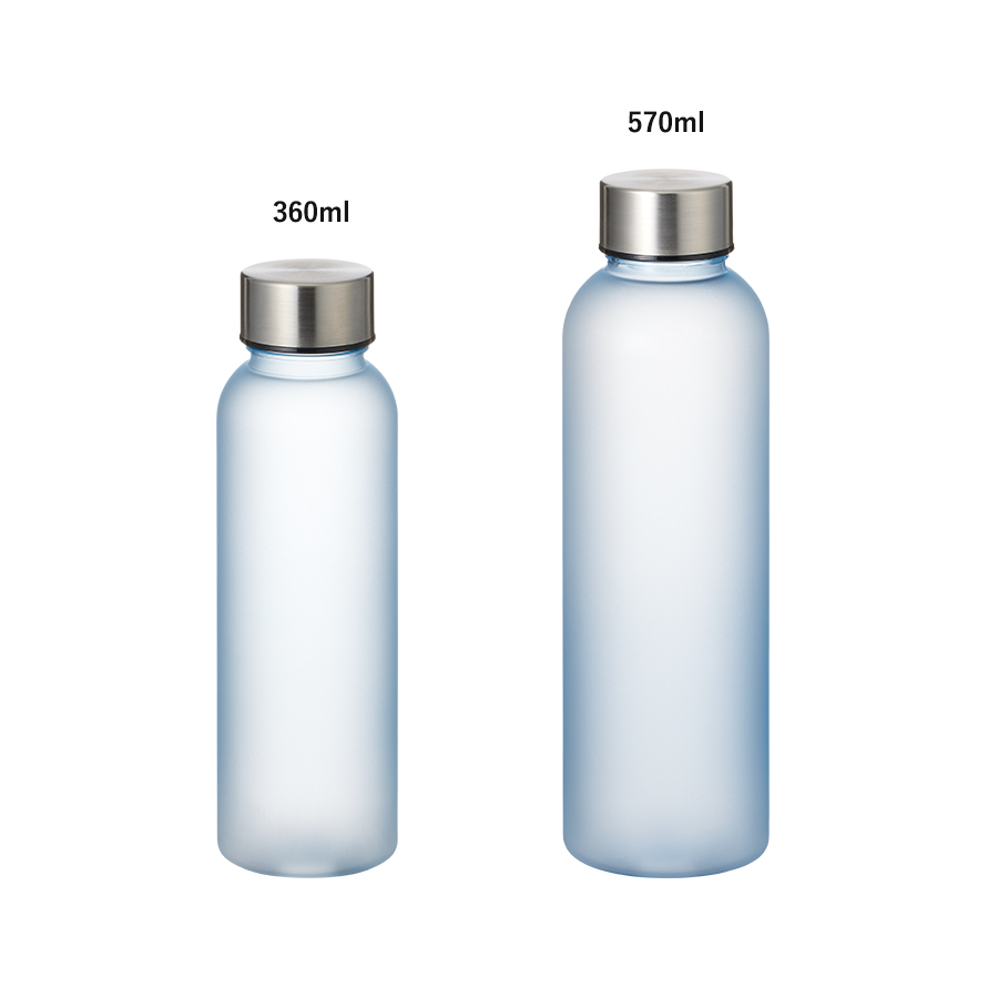 【アウトレット】シリコンシェイカーボール+目盛り付フロストボトル360mlセット