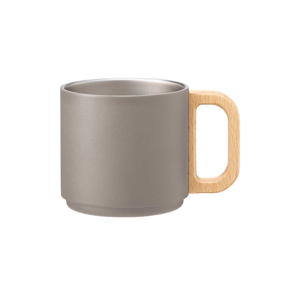 木製ハンドルサーモスタッキングマグ350ml