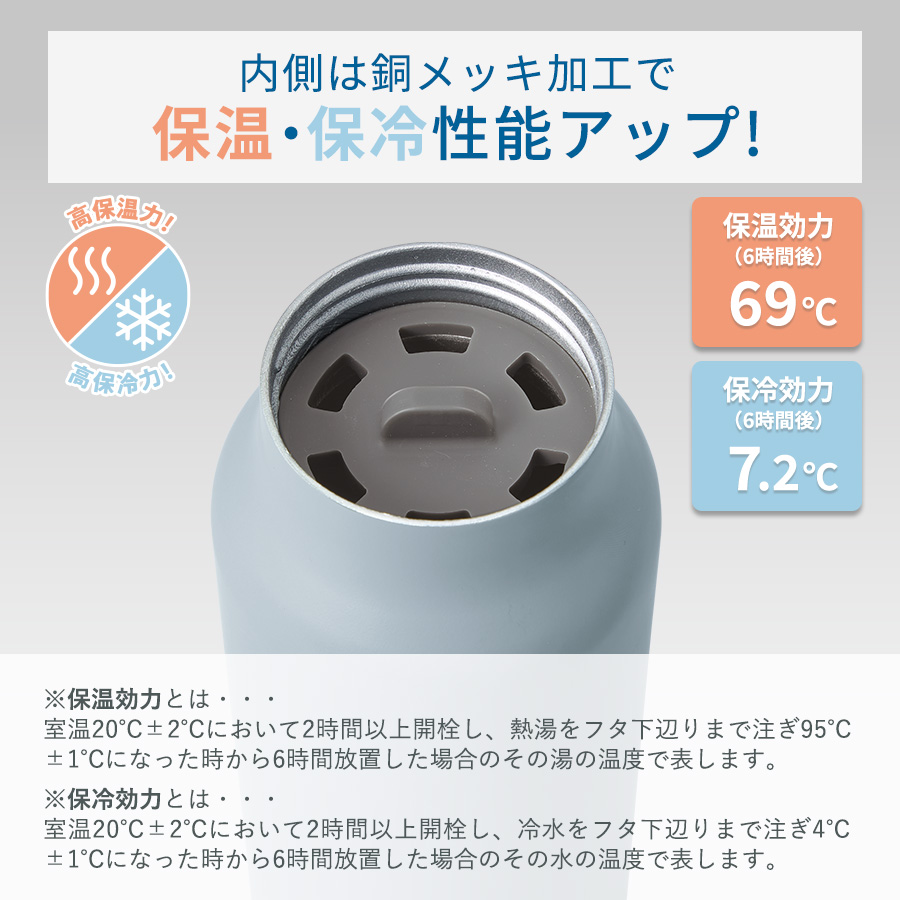 Handitシンプルサーモボトル500ml